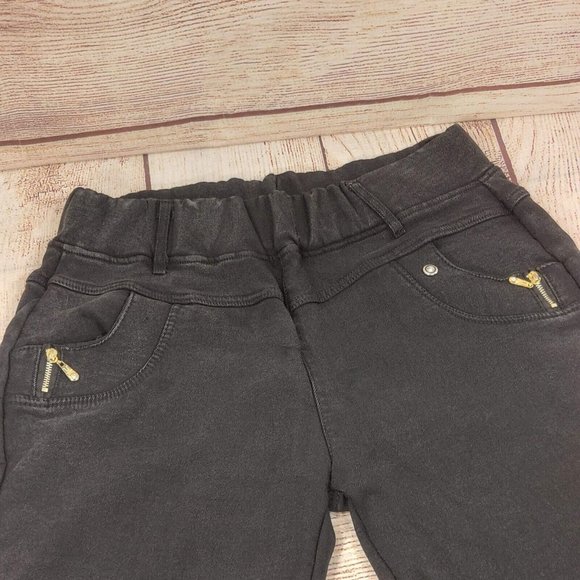 Women's Elastic Warm Legging High Waist  Slim Fit Stretch Skinny Pants Black - Picture 6 of 12